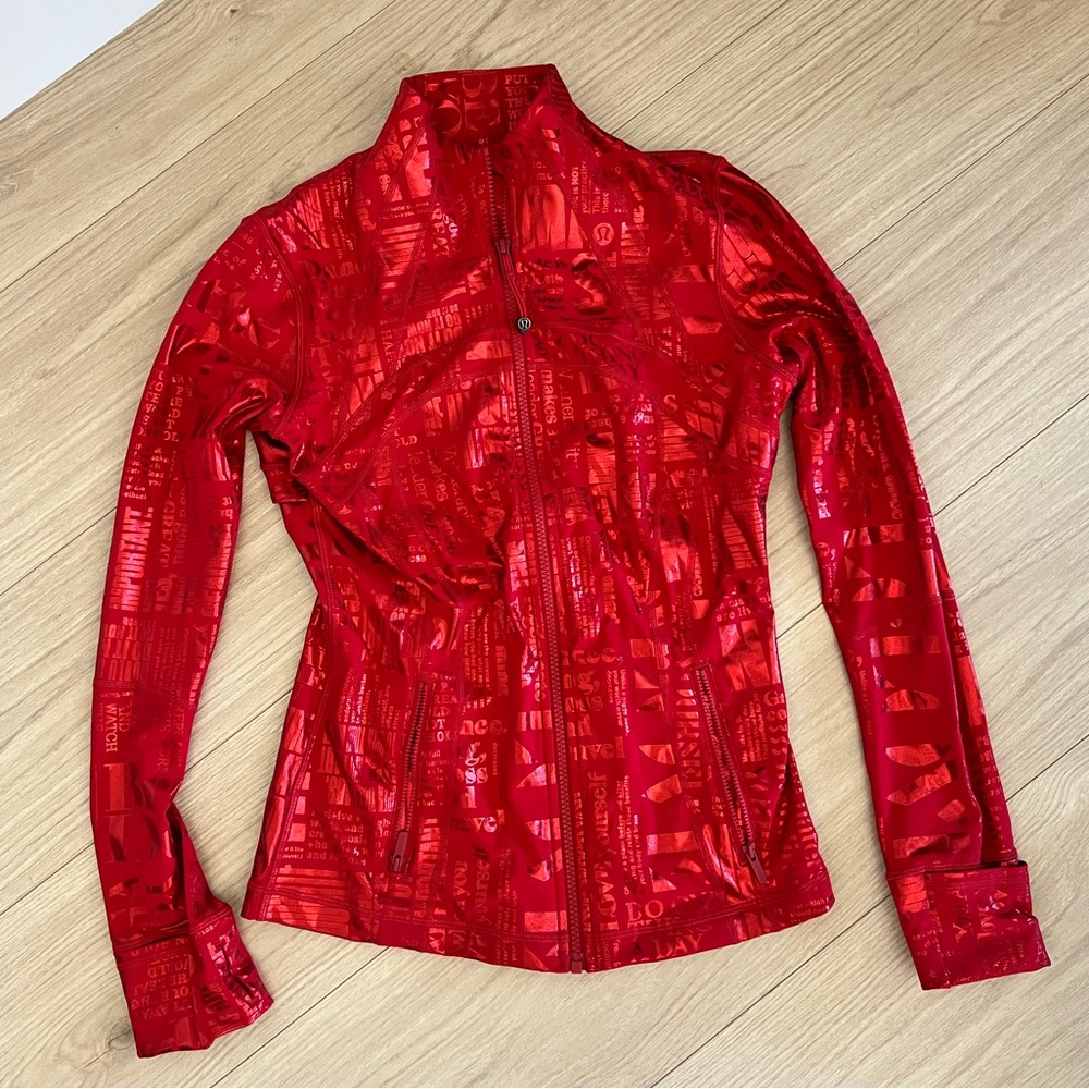 Lululemon Define Jacket - Manifesto Red